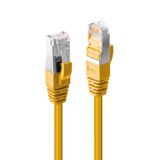 20m Cat.6A S/FTP LSZH Cable, Yellow RJ45, M/M, 500MHz, Copper