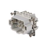 Contact insert (industry plug-in connectors), Male, 500 V, 24 A, Numbe