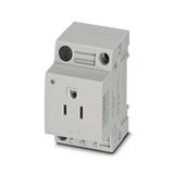 Socket outlet for distribution board Phoenix Contact EO-AB/UT/F 125V 6.3A AC