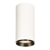 NUMINOS® DALI XL, white / black ceiling mounted light, 36W 3000K 36°