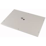 Top plate for OpenFrame, closed, W=800mm, grey