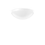 Flat Polymero IP44, white, on/off Ceiling and wall luminaires, D 420 H