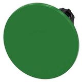 3SU1000-1CD40-0AA0-Z Y15 Mushroom pushbutton, 22 mm, round, plastic, green, 60 mm, momentary contact type, with laser labeling, upper case and lower case, always upper case