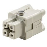 Contact insert (industry plug-in connectors), Female, 400 V, 16 A, Num