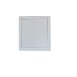 Extra flat metal door for 1 row 12+2 module cabinet - white RAL9010