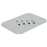 V33PWNJ7 VMS 33 cover plate 320x320x2mm RAL7035 ; V33PWNJ7