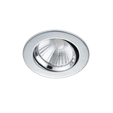 Pamir LED recessed spotlight chrome round