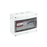 Small-scale distributors, grey, Type of protection IP65, Impact strength IK08, Protection class II, Rated voltage 400V AC, Halogen free