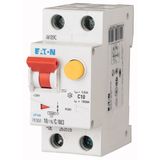 RCD/MCB combination, 10 A, 300 mA, MCB trip characteristic: C, 1p+N, RCD trip characteristic: A