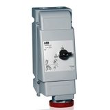 ABB563MI6WN Industrial Switched Interlocked Socket Outlet UL/CSA