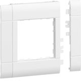 Frontplate Hager BRH, 55 mod. Hfr, 100 mm, pure white