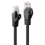 3m Cat.6 U/UTP Network Cable, Black RJ45, M/M, 250MHz, CCA