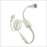 QUICK FIX® Main Connector EU 1,5m, white cable,with AC/DC, max. load capacity: 480W, 220-240V