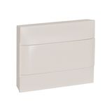LEGRAND 1X12M SURFACE CABINET WHITE DOOR EARTH AND NEUTRAL TERMINAL BLOCK