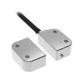 Non-contact door switch, coded, miniature stainless steel hygienic des