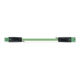 pre-assembled interconnecting cable Eca Socket/plug green