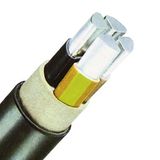 PVC Insulated Heavy Current Cable E-AY2Y-O 3x240/120sm, bk