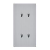 Art d'Arnould Epure universe four two-way switch or switch - brushed steel