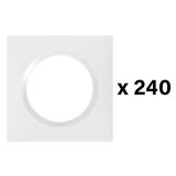 dooxie set of 240 plates 1 post white