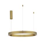 Triac Dimmable Brass Gold Aluminium   & Acrylic   LED 50 Watt 230 Volt   2968Lm 3000K IP20   D: 80 H: 200 cm Adjustable Height