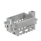 Frame for industrial connector, Series: ModuPlug, Size: 4, Number of s