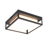 Witham LED ceiling lamp anthracite