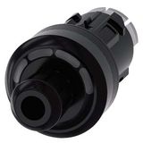 ID key-operated switch, 22 mm, round, plastic, black, RFID, 4...3SU1000-4WS10-0AA0-Z X90