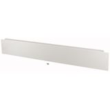Plinth, front plate for HxW 200 x 1350mm, grey
