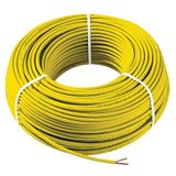 By-me 2x0,5 LSZH Cca cable - 100m yellow