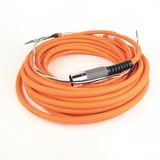 Cable, Power/Brake, Drive End Flying Lead, SpeedTec DIN, 16AWG, 15m