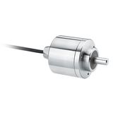 Absolute encoder Ø58 stainless steel - single turn - solid shaft 10mm - PP Gray