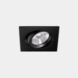 Downlight Play Flat Square Adjustable 12W LED warm-white 3000K CRI 90 44.4º Black IP23 1285lm