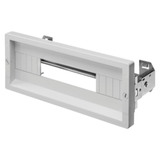 COVERING PANEL WITH WINDOW - FAST AND EASY - 1 MODULE HIGH - 12 MODULES - GREY RAL 7035