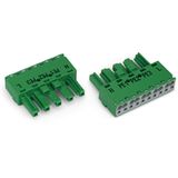 Socket 5-pole Cod. Q green