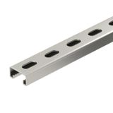 MS4121P3000A4 Profile rail perforated, slot 22mm 3000x41x21