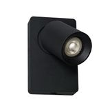 Wall light black Niobe