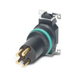 Flush-type connector