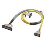 I/O connection cable, with shield connection, MIL40 to 2 x MIL20 for G