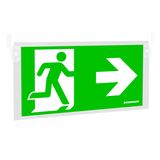 Hanging sign for emergency luminaires K5