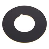 Legend Plate, E-Stop, Yellow, IEC Ring, Round, Blank, 30mm