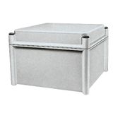 PLS box, polyester rear, polyester cover IP66 36x54x18cm
