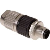 circular Connector w. Harax M12 L4 M