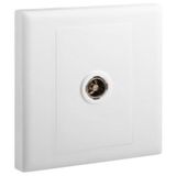 Eloe 1 gang single tv socket - female type