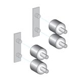 ONDERDEEL-KIT ANTI-VIBRATION 8 DAMPERS