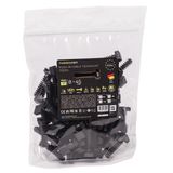 Screw Saddle Cable Support 8x45 black (100 pcs) THORGEON