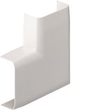 Flat corner for ATHEA trunking 12x50mm in pure white