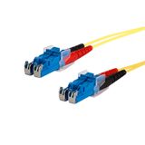 OpDAT patch cord E2000-D/E2000-D OS2, 15.0 m