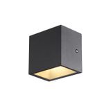 SITRA CUBE WL,  anthracite, IP44, 3000K, 10W