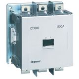 3-pole contactors CTX³ 800 - 800 A - 200-240 V~/= - 2 NO + 2 NC -screw terminals