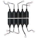 Lamp Holder - E27 - Plastic - Black - 10-Pack